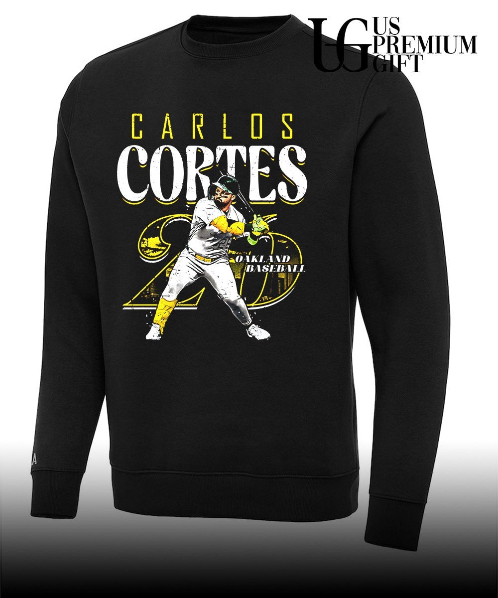 Carlos Cortes 26 player Oakland Baseball shirt