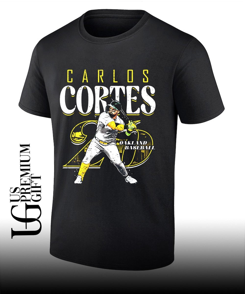 Carlos Cortes 26 player Oakland Baseball shirt