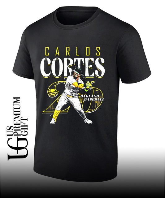 Carlos Cortes 26 player Oakland Baseball shirt