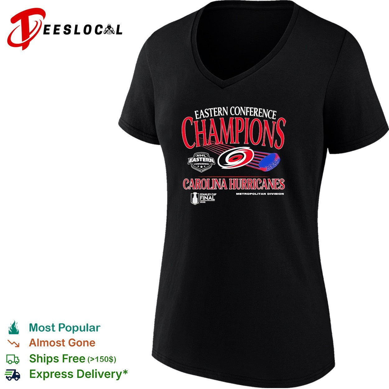 Carolina Hurricanes Eastern Conference Champions Metropolitan Division NHL Stanley Cup Final 2026 shirt