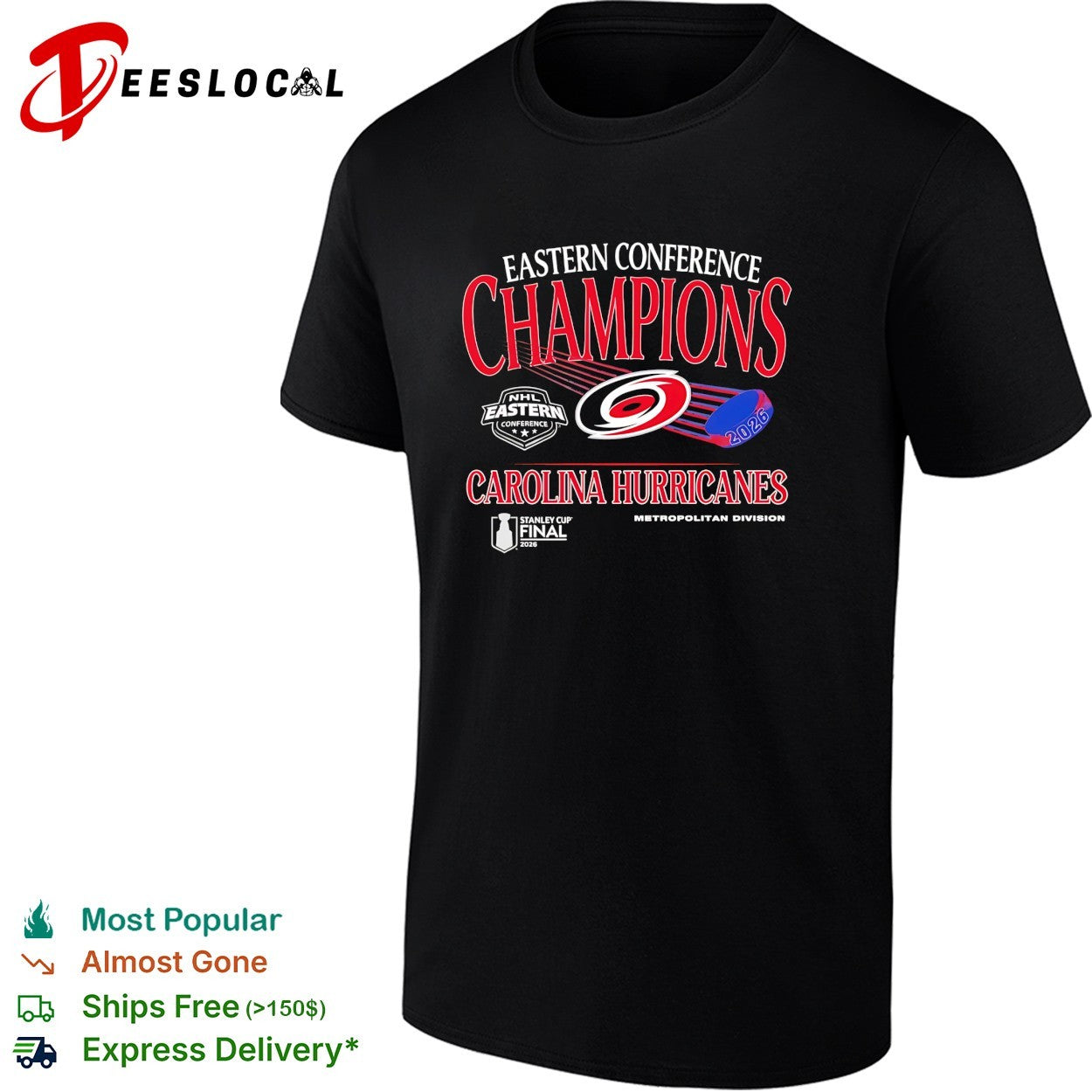Carolina Hurricanes Eastern Conference Champions Metropolitan Division NHL Stanley Cup Final 2026 shirt