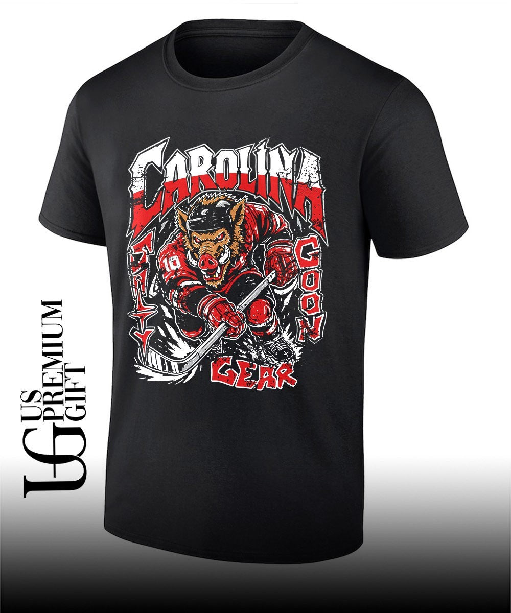 Carolina Hurricanes Ice Hockey Carolina Salty Goon Gear mascot shirt