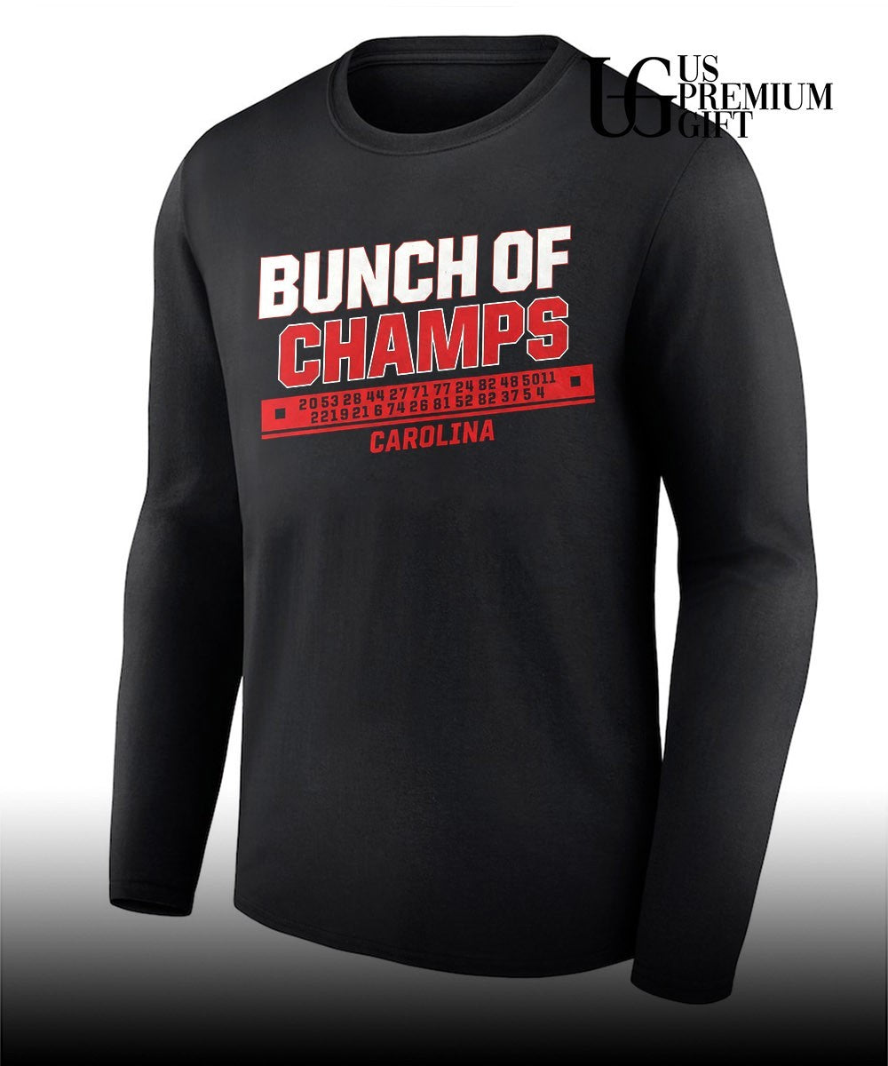 Carolina Hurricanes NHL Bunch of Champs Roster number list 2026 shirt