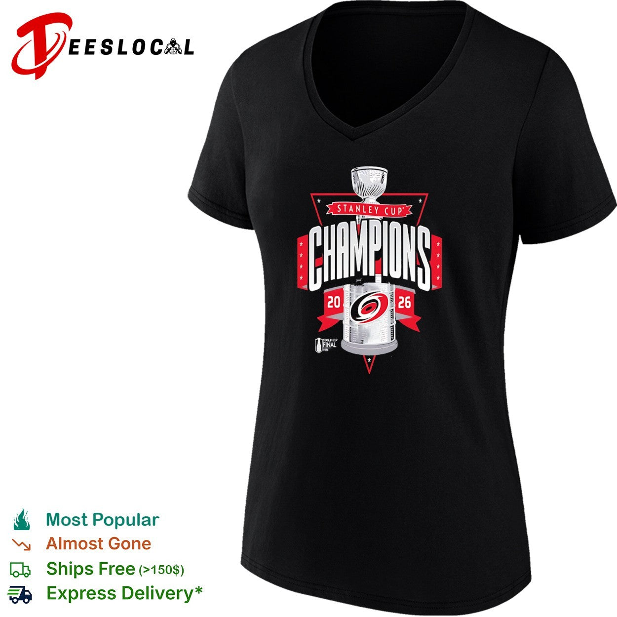 Carolina Hurricanes Stanley Cup Champions 2026 NHL Final shirt