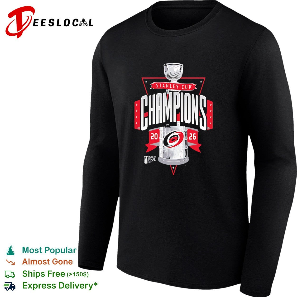 Carolina Hurricanes Stanley Cup Champions 2026 NHL Final shirt