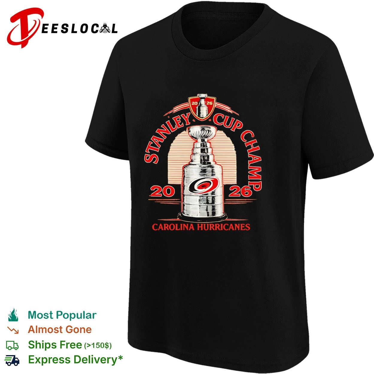 Carolina Hurricanes award Stanley Cup champ 2026 shirt