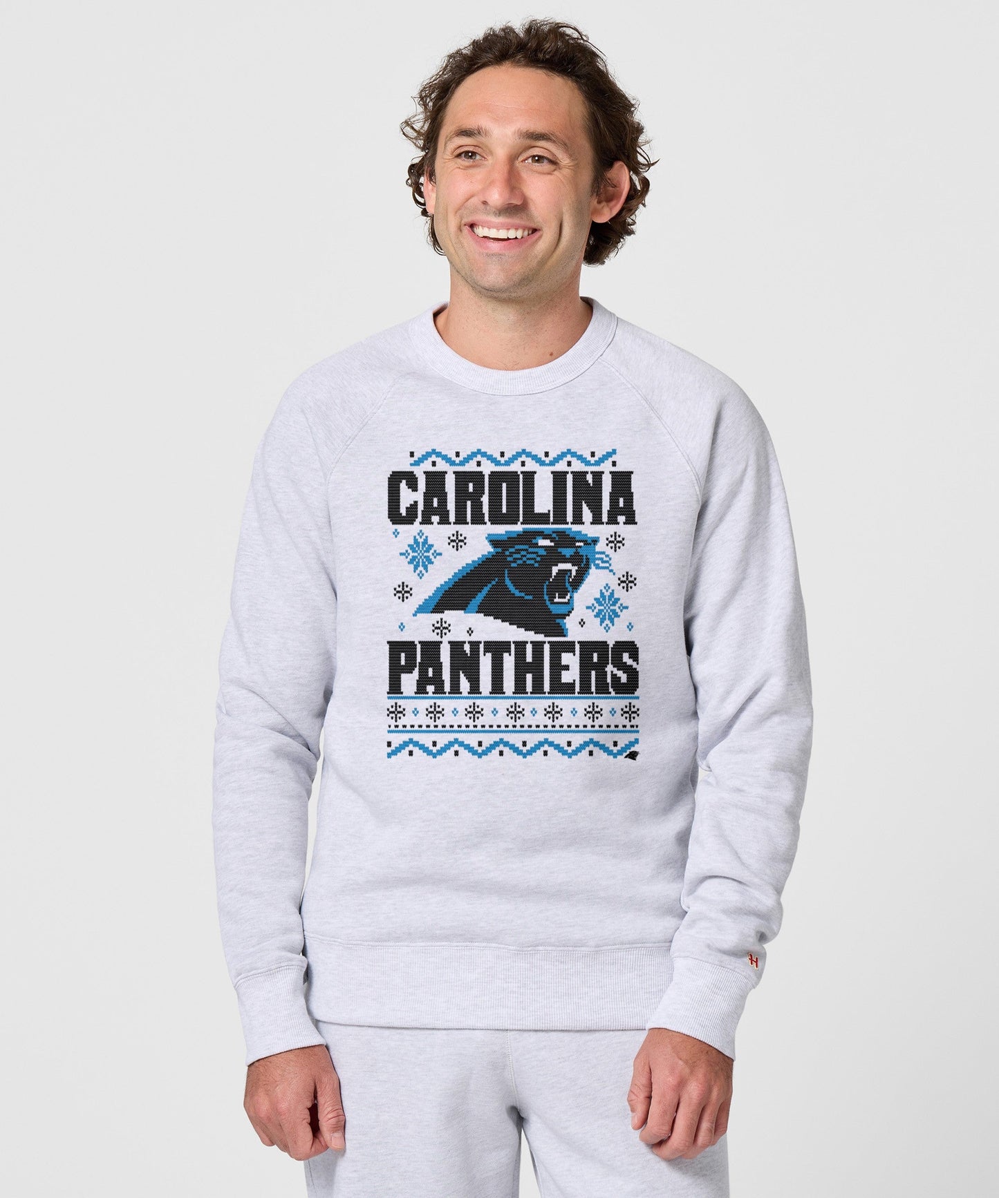 Carolina Panthers Holiday Crewneck