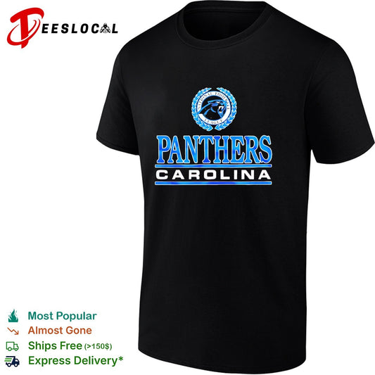 Carolina Panthers National Football League wreath logo shirt