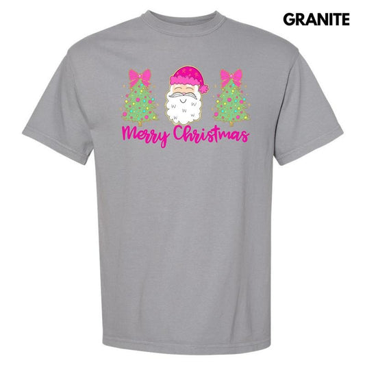 Cartoon Santa Trees Trio Comfort Colors T-Shirt 'NLB'