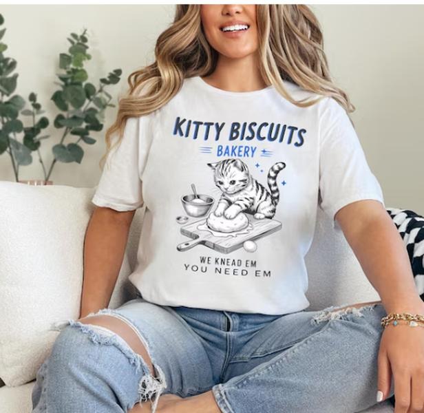 Cat Biscuit Maker Shirt, Funny Cat Kneading Shirt, Kitty Lover Gift Tee