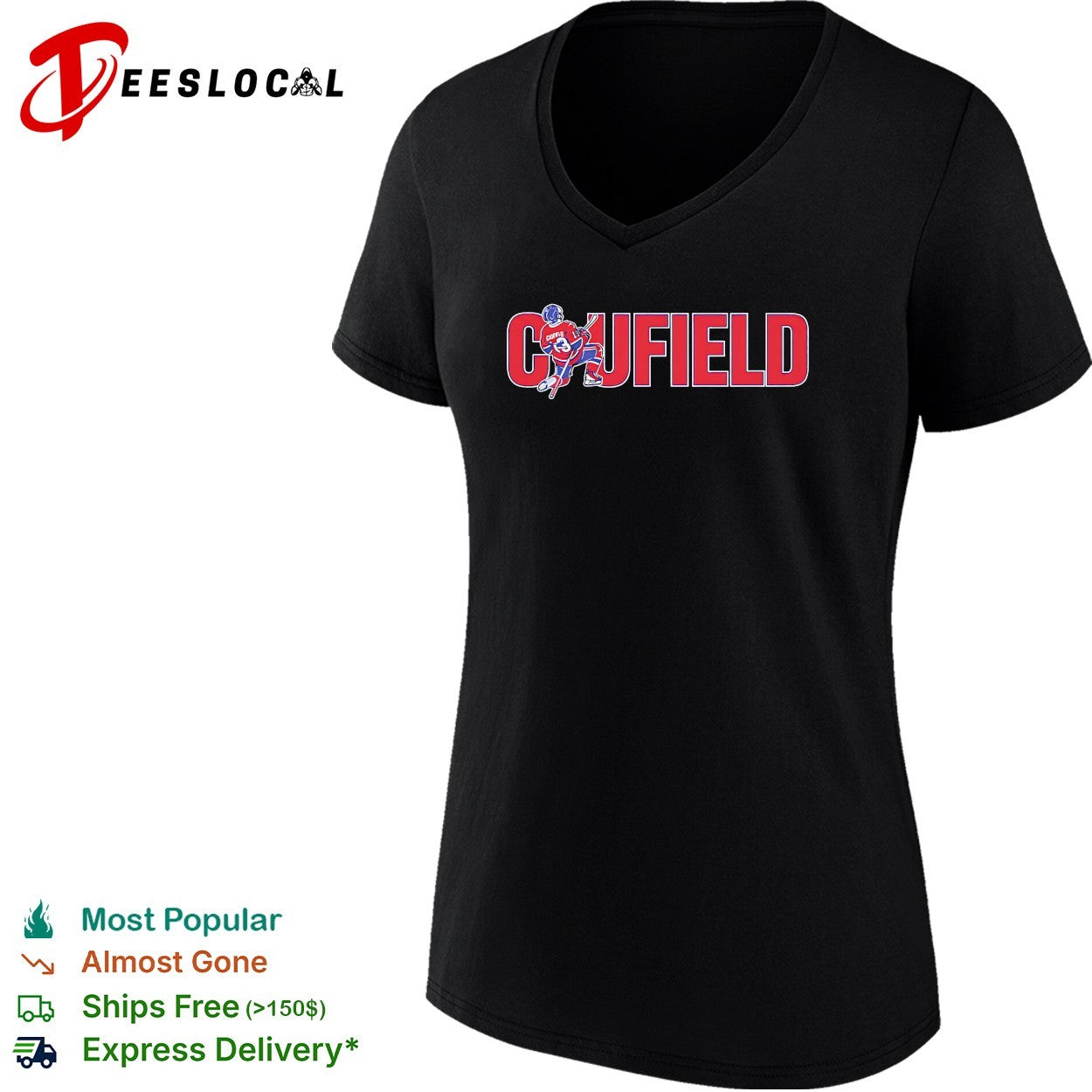 Caufield Montreal Canadiens hockey player number 13 typography shirt