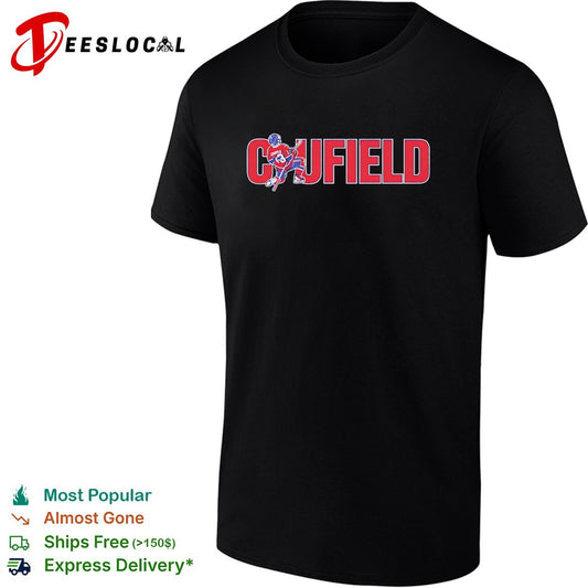 Caufield Montreal Canadiens hockey player number 13 typography shirt