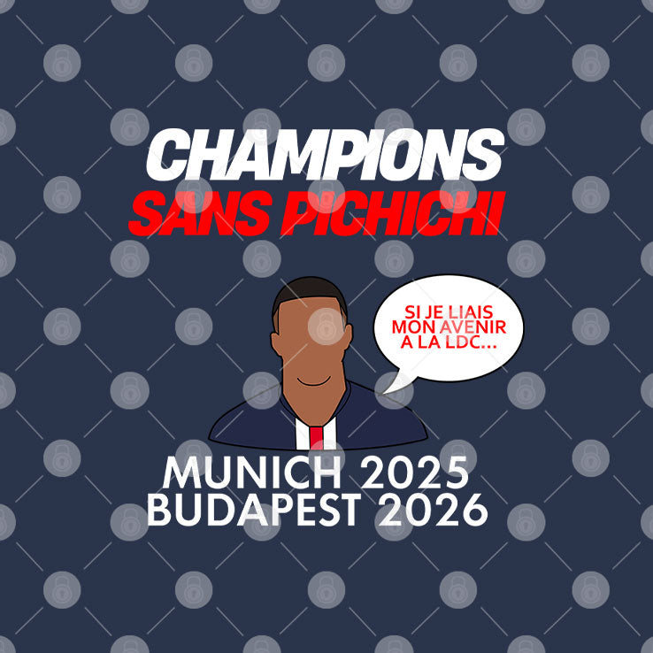 Champions Sans Pichichi Munich 2025 Budapest 2026 T Shirt