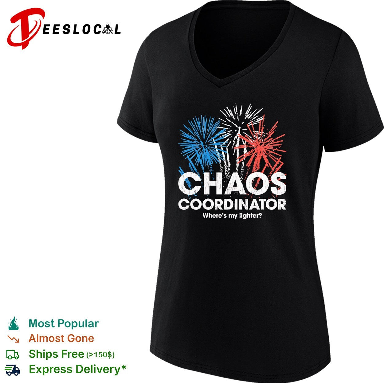 Chaos coordinator where’s my lighter shirt