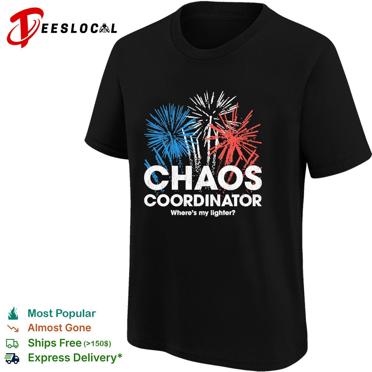 Chaos coordinator where’s my lighter shirt