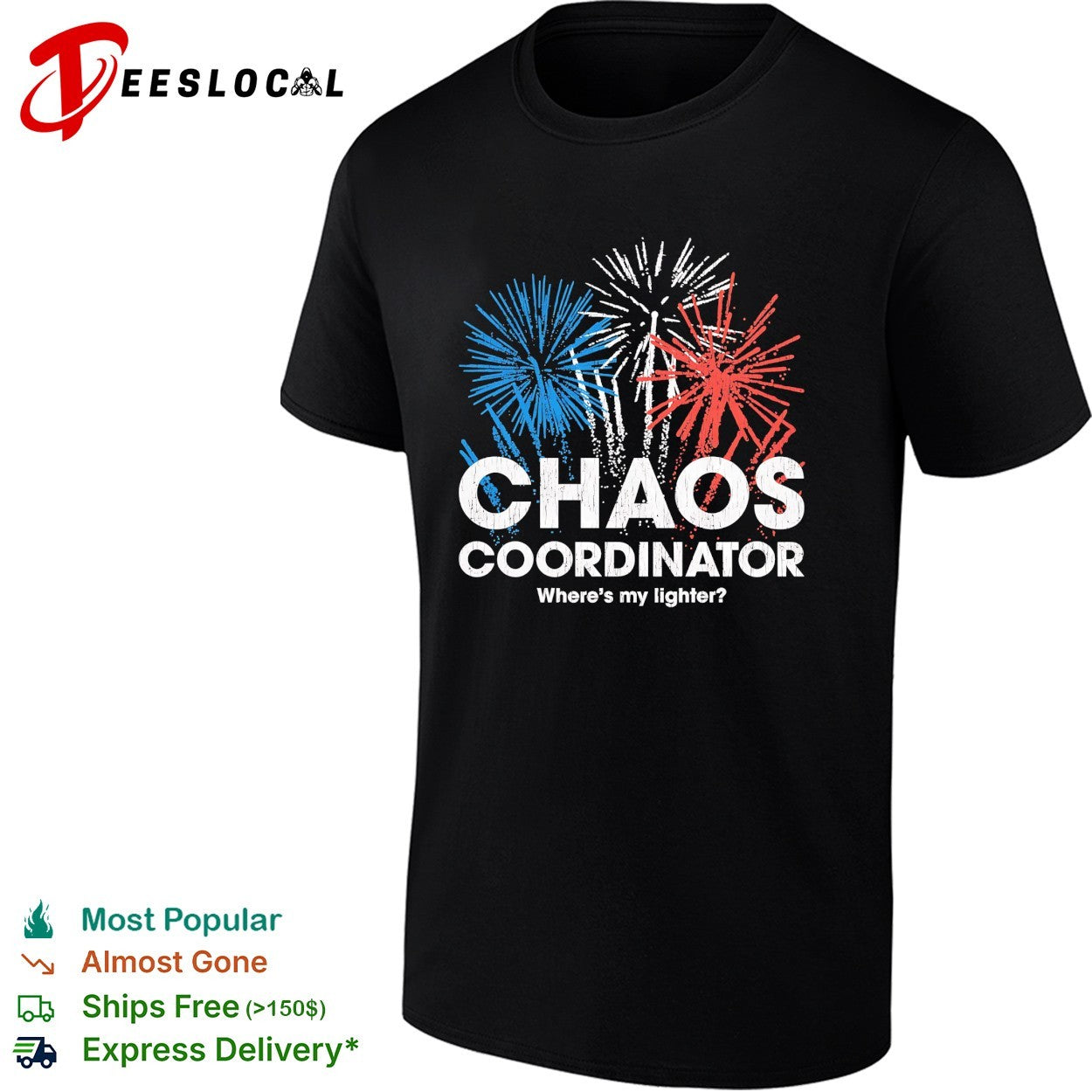 Chaos coordinator where’s my lighter shirt