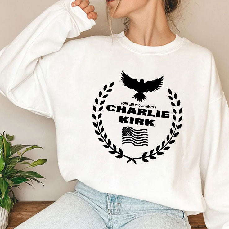 Charlie Kirk Forever In Our Hearts T Shirt