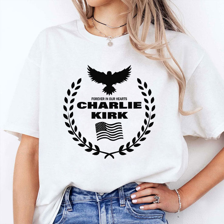 Charlie Kirk Forever In Our Hearts T Shirt