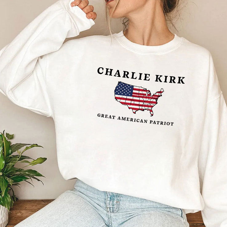 Charlie Kirk Great American Patriot T Shirt