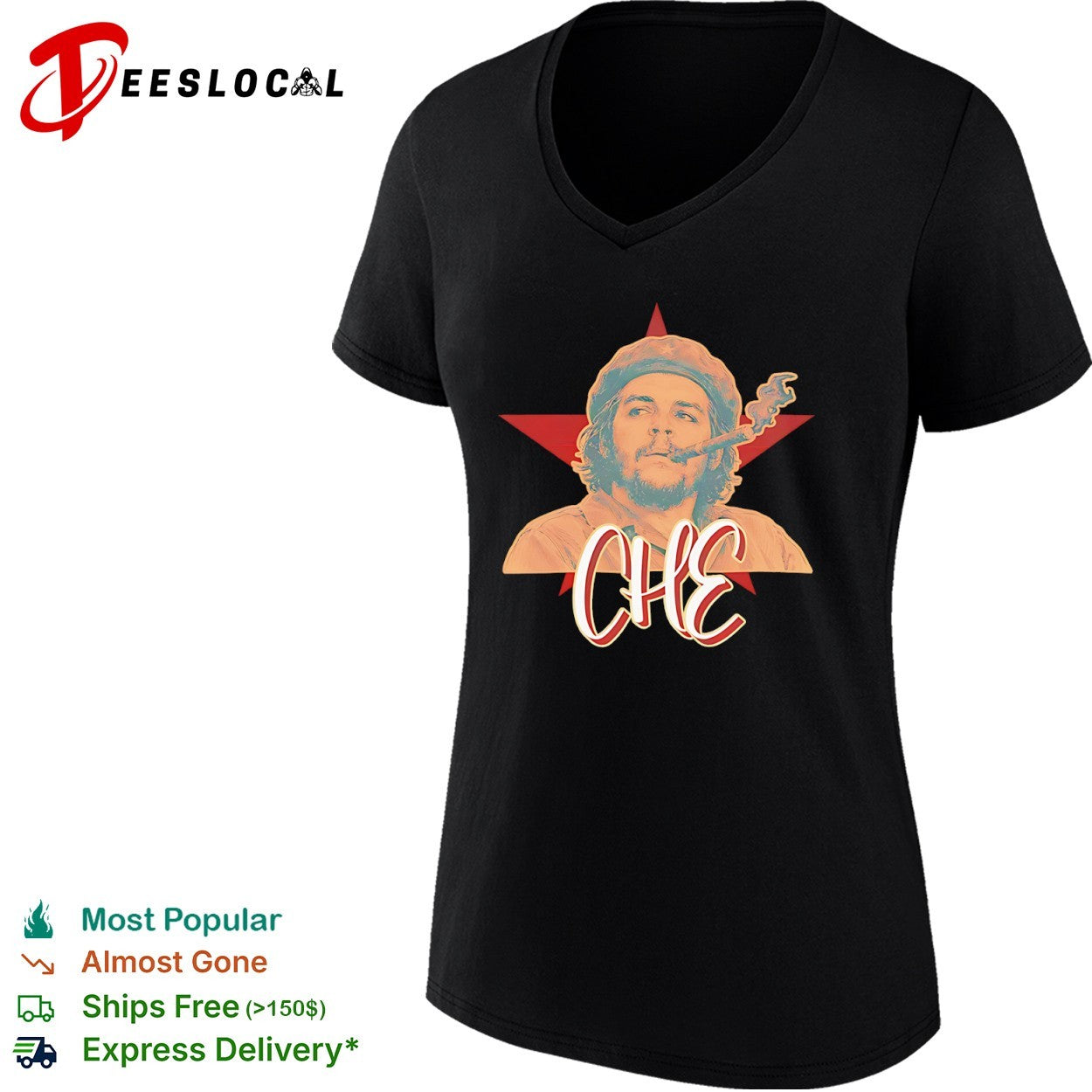 Che Guevara Red Star Icon Portrait shirt