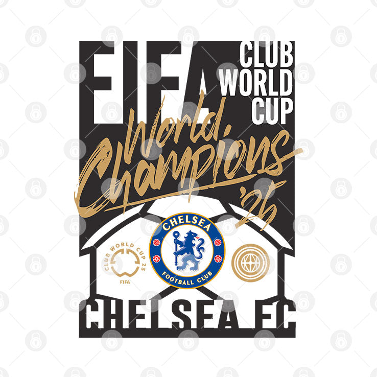 Chelsea FC FIFA Club World Cup 2025 Champion T Shirt