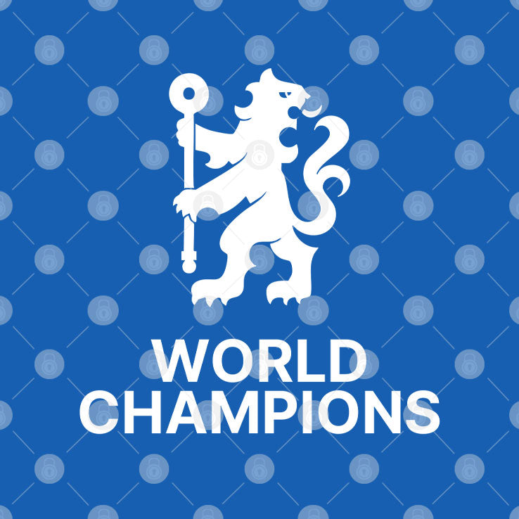 Chelsea First Europe Now The World Champions Shirt
