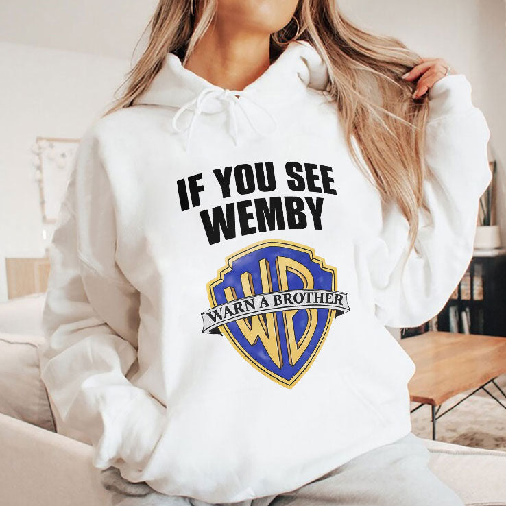 Chet Holmgren If You See Wemby Warn A Brother T Shirt