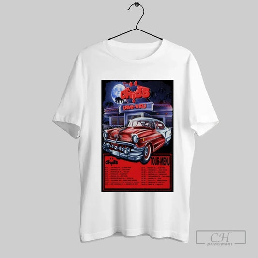 Chibs Tour Menu 2025 - clothing by TeeHivey.com