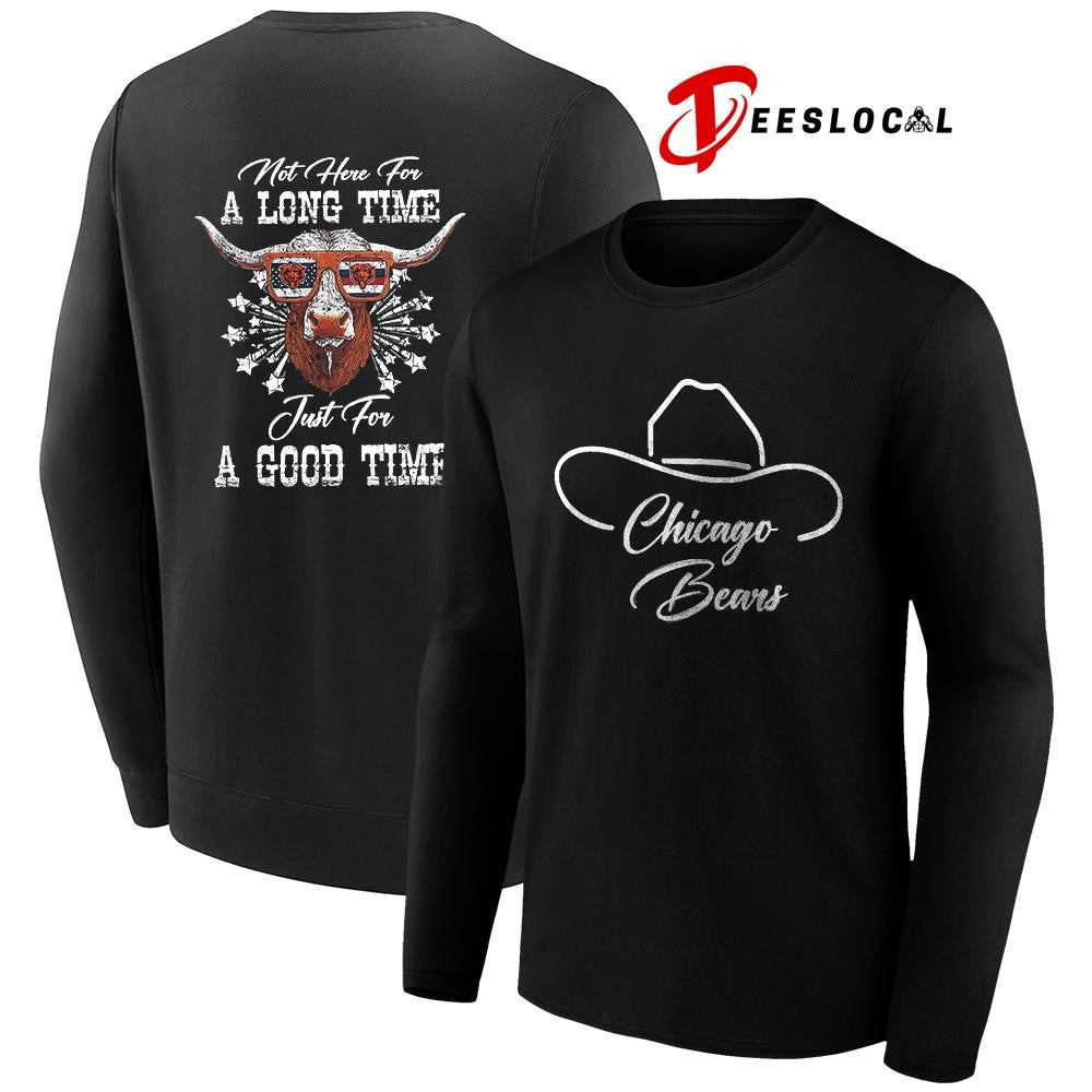 Chicago Bears x George Strait not here for a long time just for a good time shirt