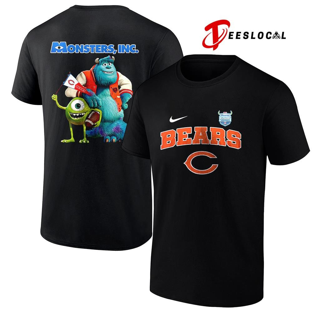Chicago Bears x Monster Inc Funday cartoon shirt