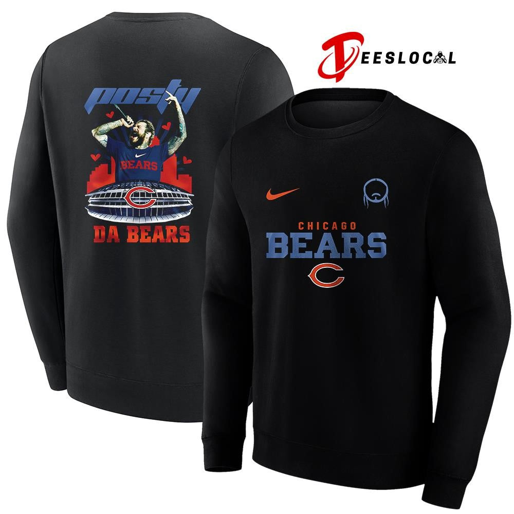 Chicago Bears x Post Malone Posty stadium shirt
