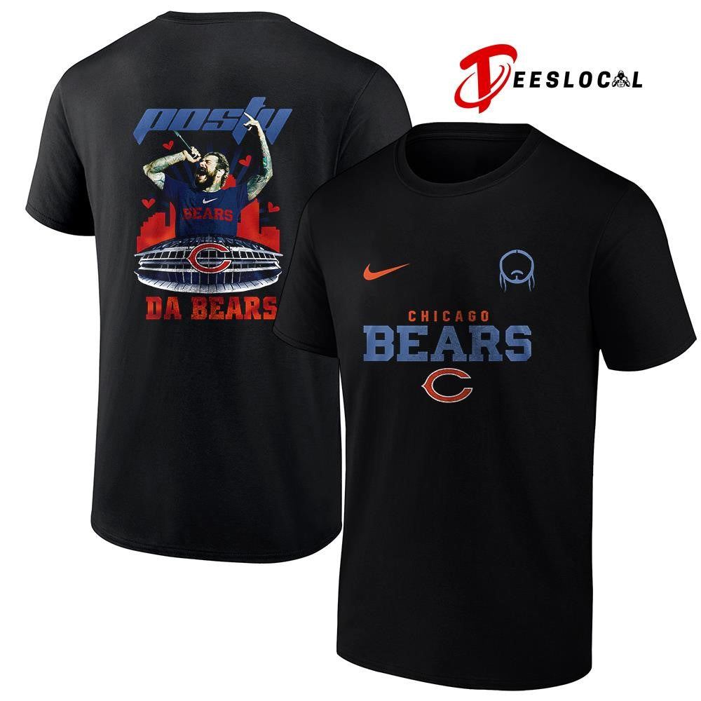 Chicago Bears x Post Malone Posty stadium shirt