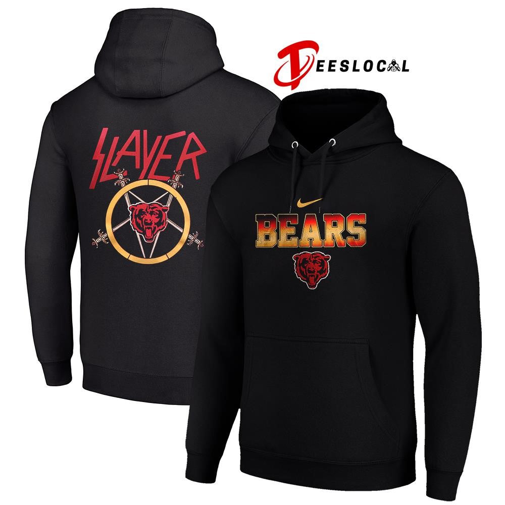 Chicago Bears x Slayer logo shirt