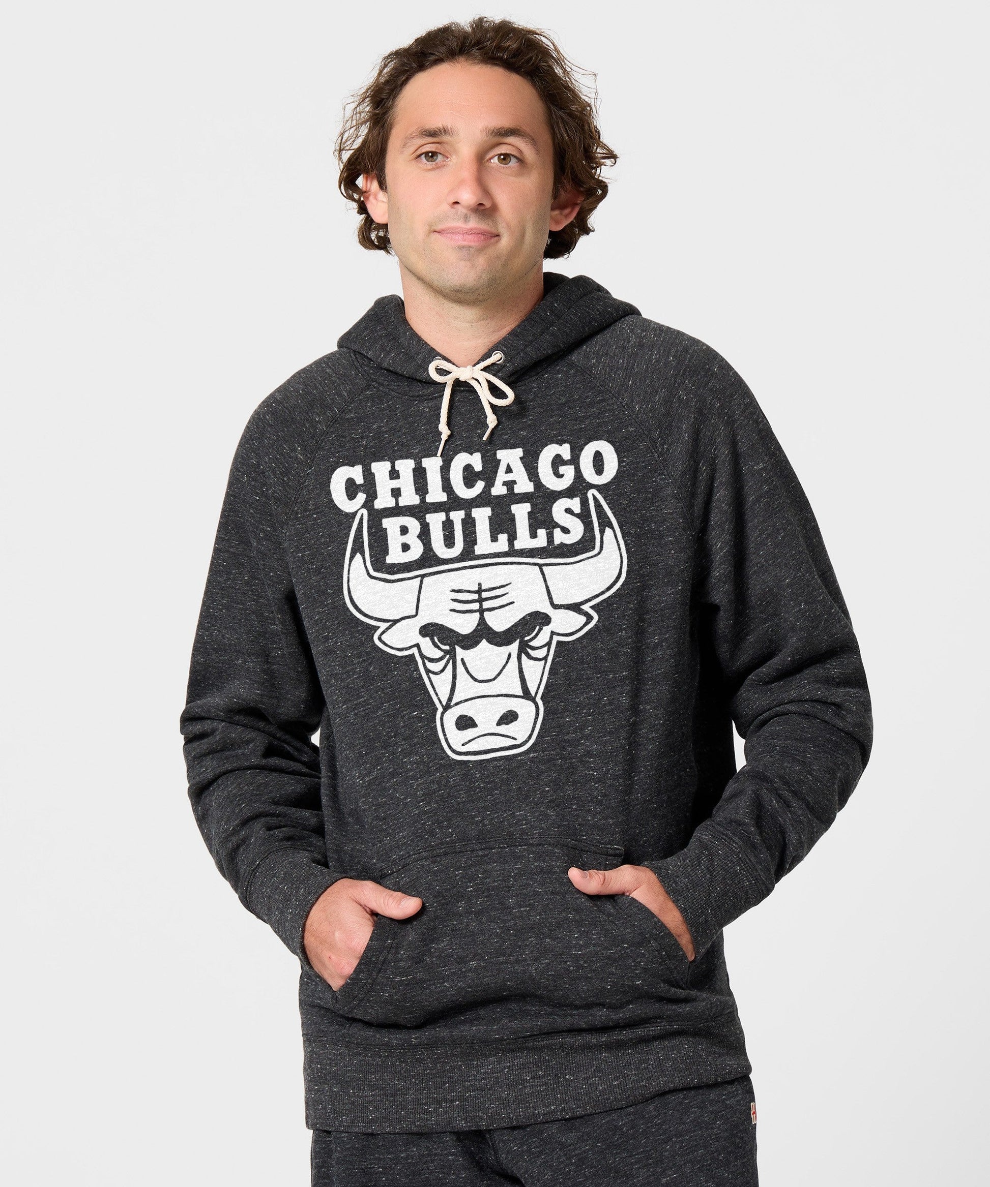 Chicago Bulls Blacktop Logo Hoodie