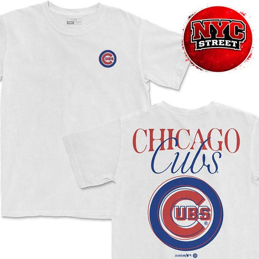 Chicago Cubs  MLB Stamp Two Sided Shirt