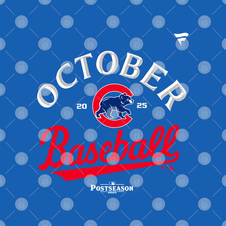 Chicago Cubs October Baseball Postseason 2025 T Shirt