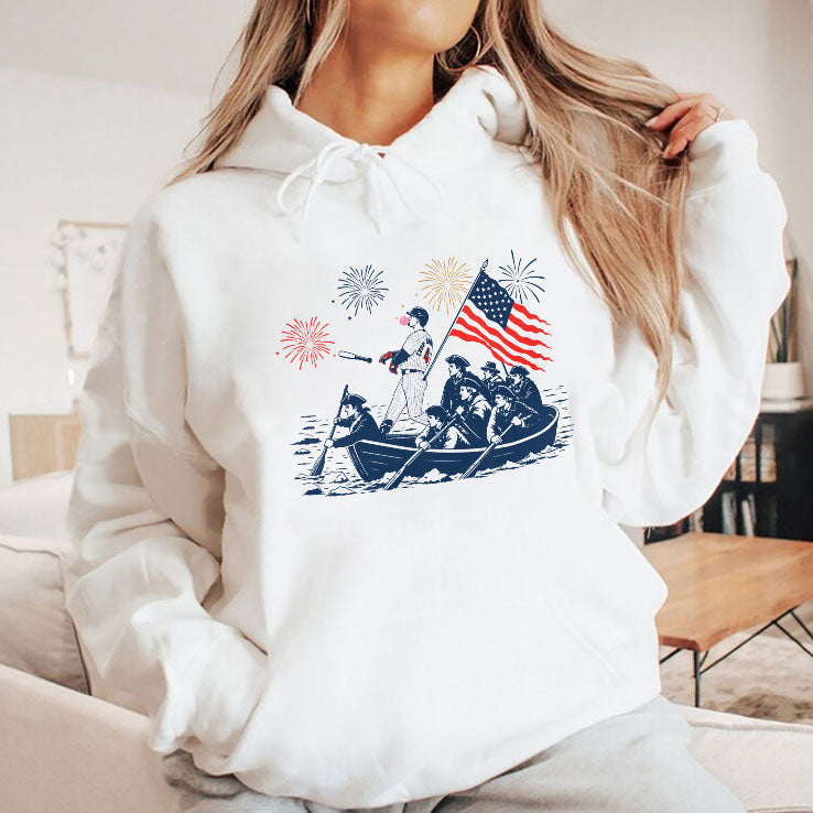 Chicago Cubs PCA Crossing The Delaware 4th Of July T Shirt