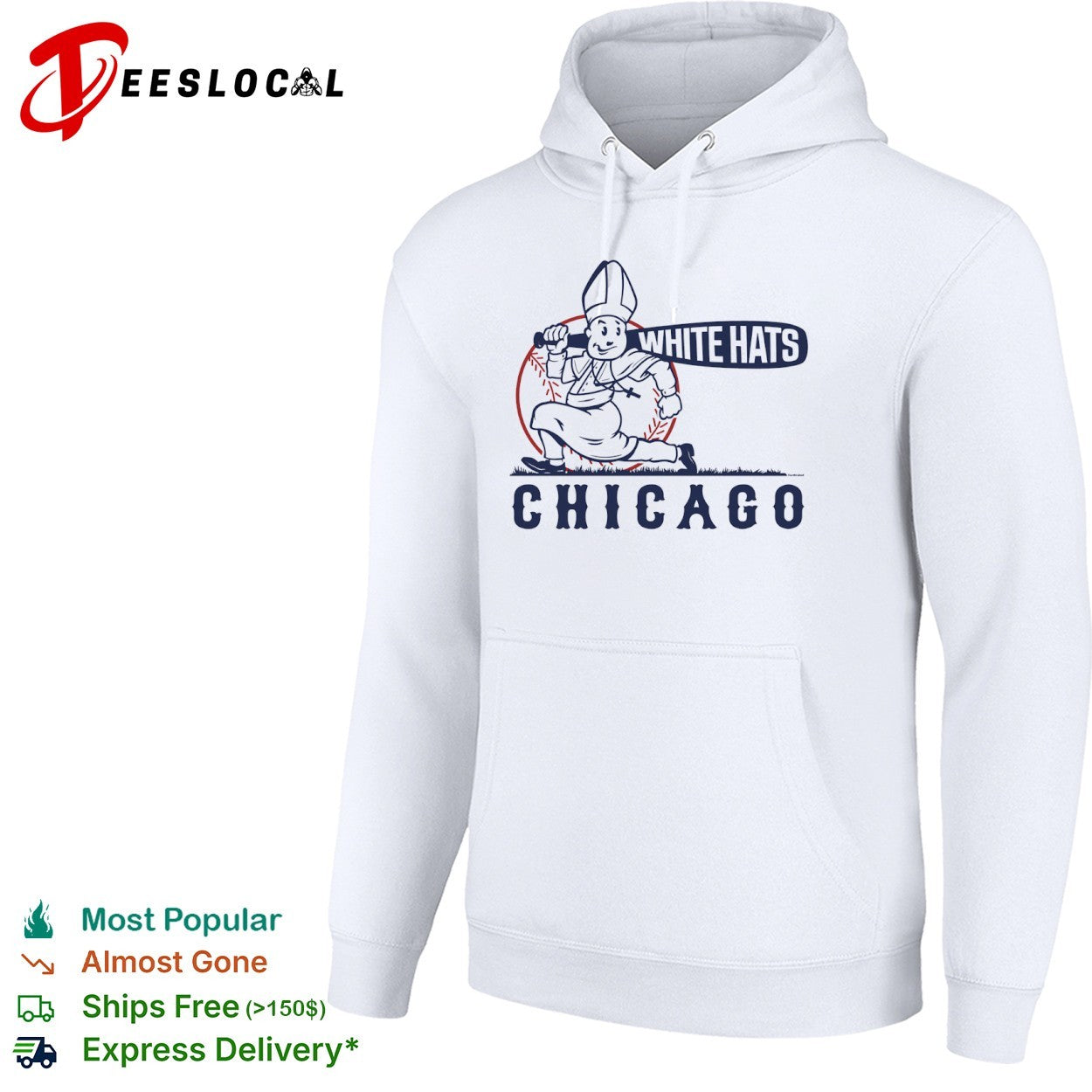 Chicago White Hats Baseball parody shirt