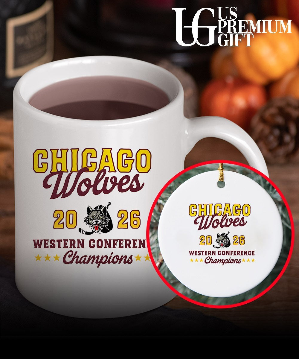 Chicago Wolves 2026 Western Conference Champions T-shirt