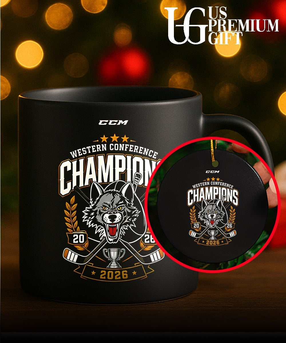 Chicago Wolves Western Conference Champions 2026 CCM hockey shirt