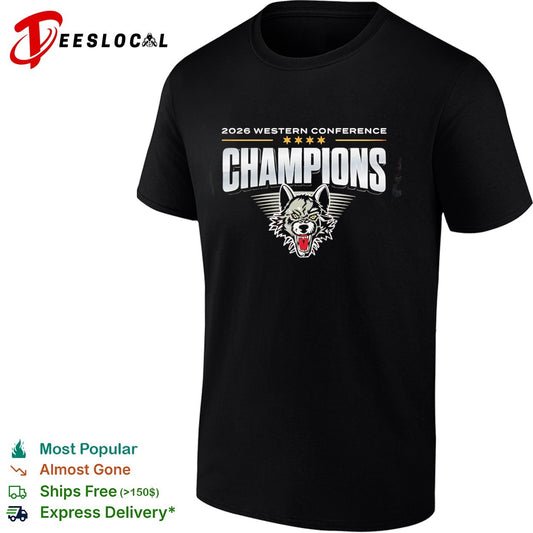 Chicago Wolves Western Conference Champions 2026 Shirt
