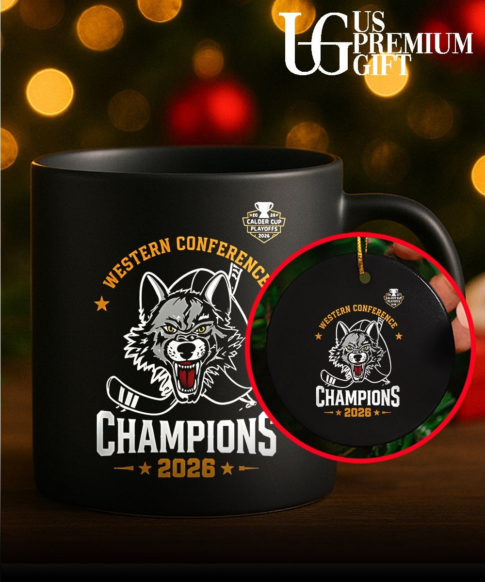Chicago Wolves Wolf Pack Western Champions 2026 shirt
