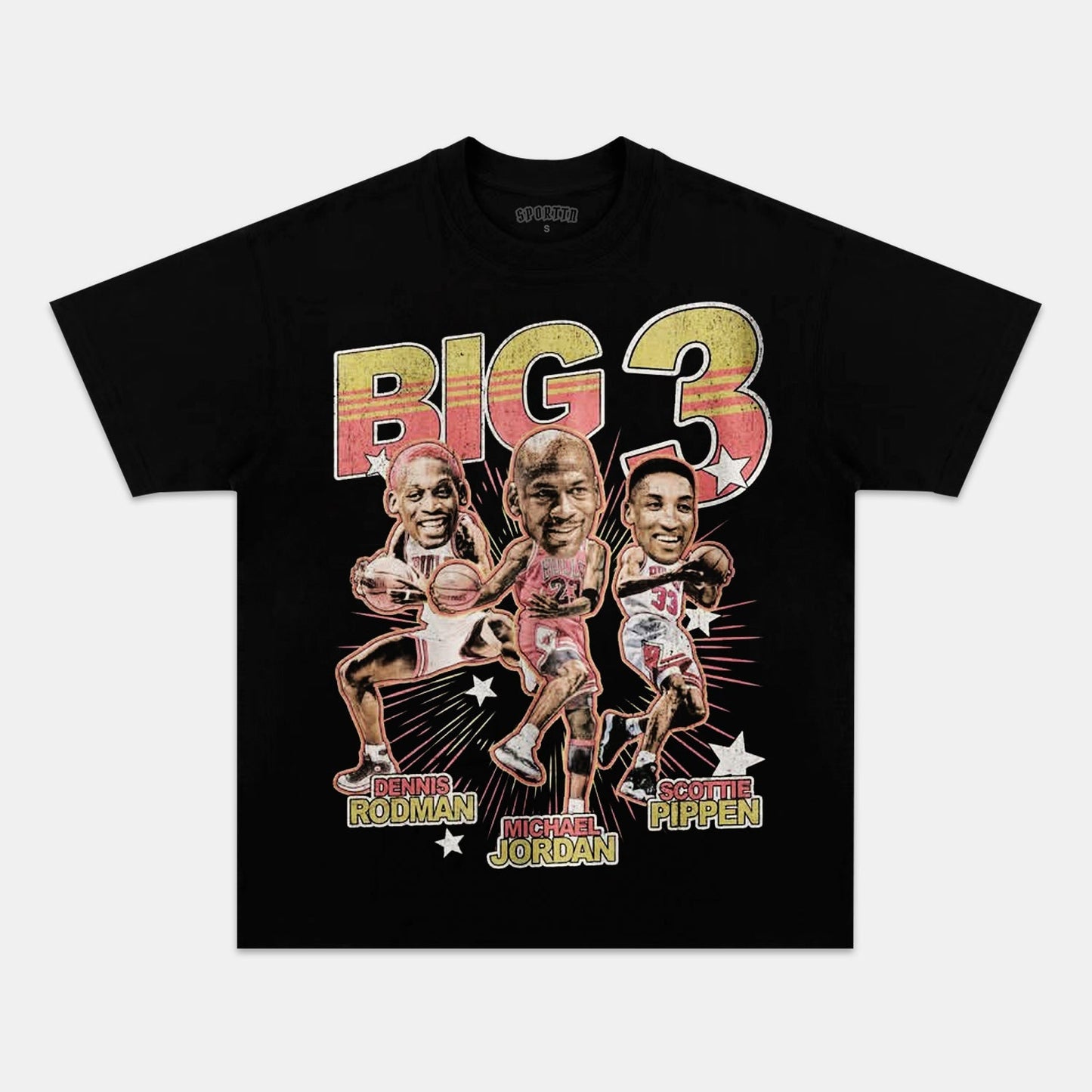 CHICAGO BULLS BIG 3 TEE - clothing by TeeHivey.com (Image 2)