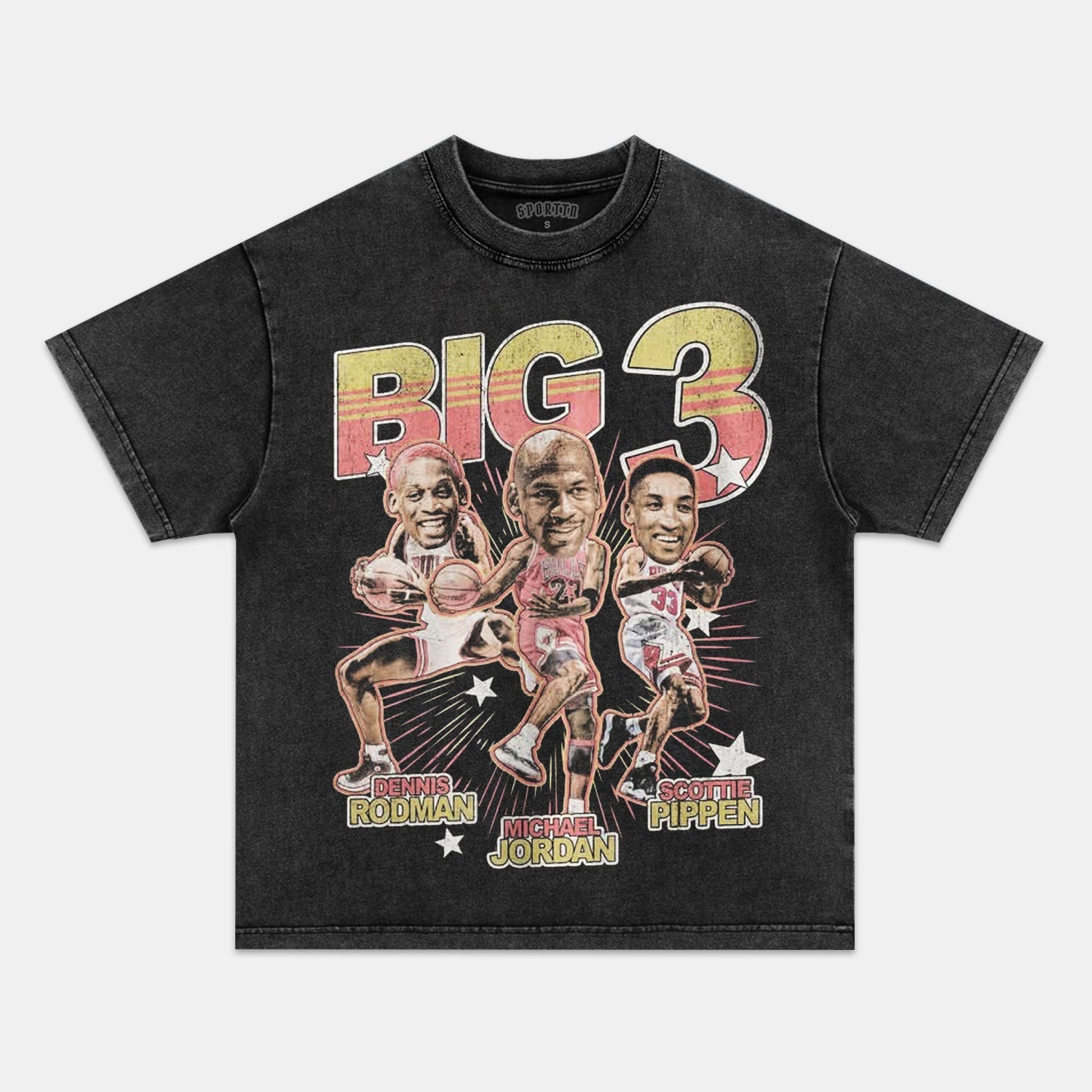 CHICAGO BULLS BIG 3 TEE - clothing by TeeHivey.com (Image 4)