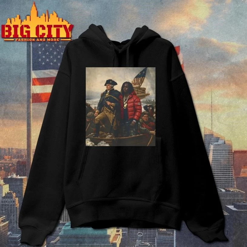 Chief Keef X Washington Crossing The Delaware Parody Shirt