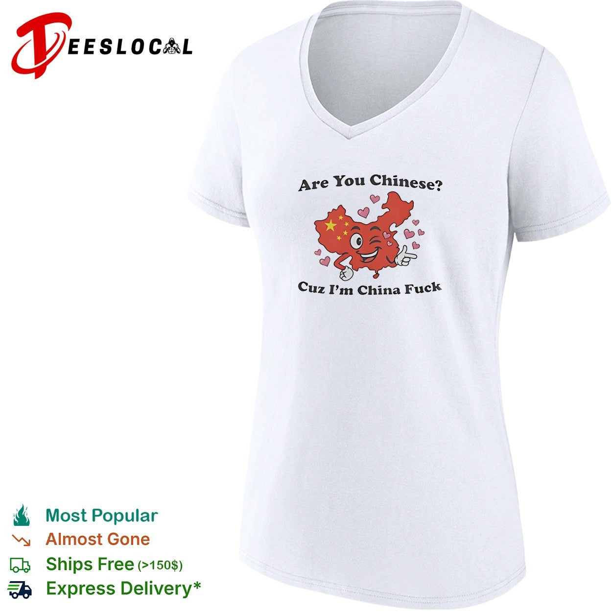 China map character are you Chinese cuz I’m China fuck shirt