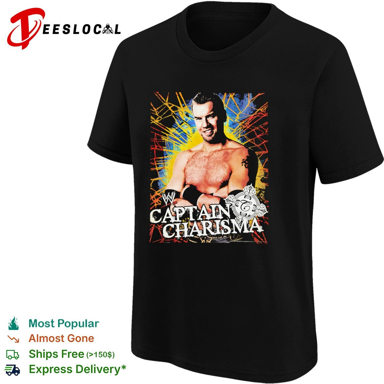 Christian Cage WWE Captain Charisma 2010 World Wrestling Entertainment shirt