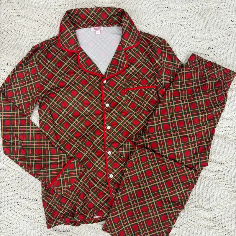 Christmas Plaid Pajama Set - Mens