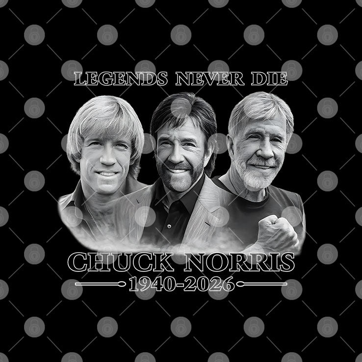 Chuck Norris Legends Never Die 1940-2026 Shirt