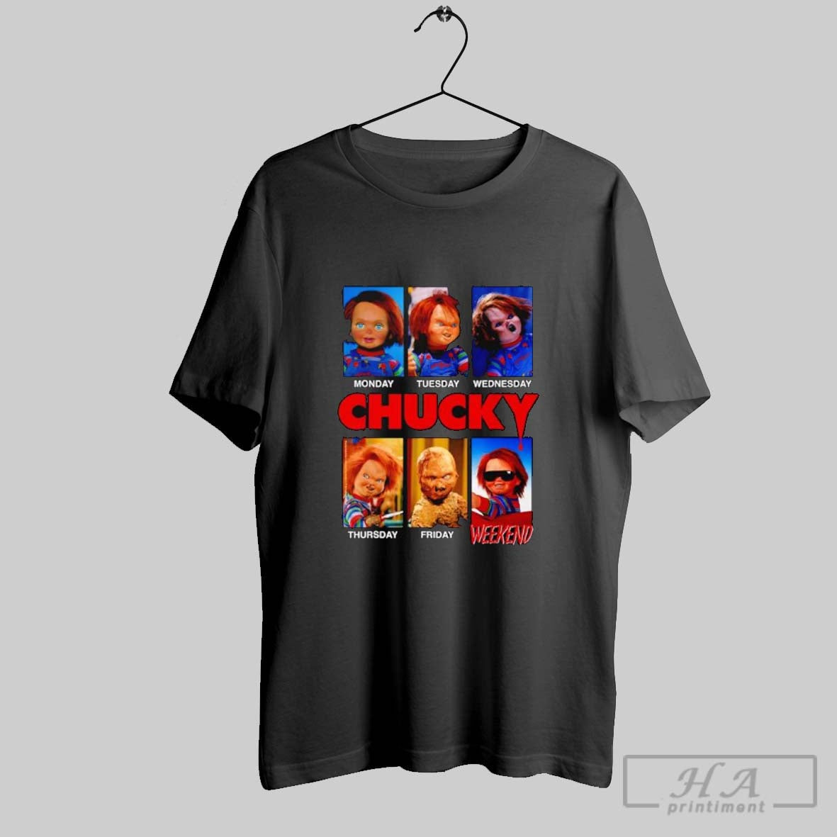 Chucky Days Of The Week Moods